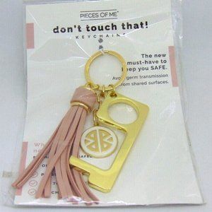 Pieces of Me DON'T TOUCH THAT! Keychains Rose NWT